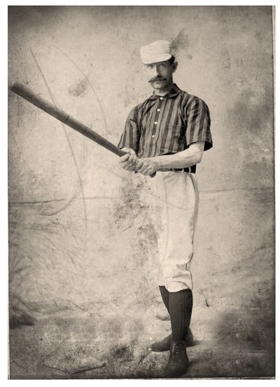 ティム・キーフの肖像、ニューヨーク・ジャイアンツ、1889 作： American Photographer