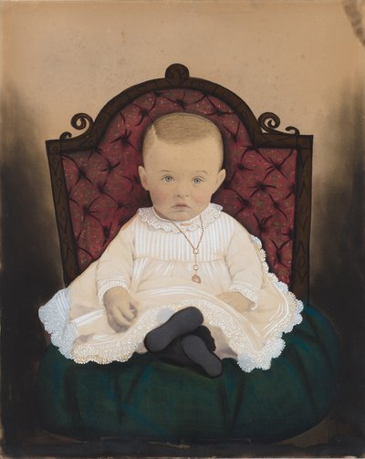 赤ちゃんの肖像,1880年代（写真） 作： American Photographer