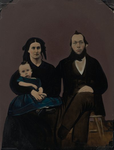家族の肖像、1860年代（写真） 作： アメリカの写真家