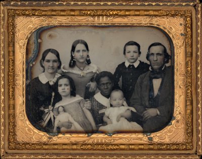 家族の肖像、1860年代（写真） 作： アメリカの写真家