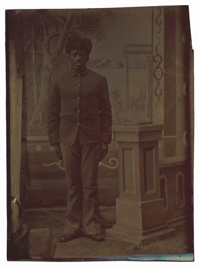 兵士の肖像,c.1880年（写真） 作： American Photographer