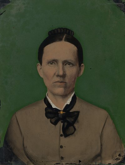女性の肖像、1860年代（写真） 作： American Photographer