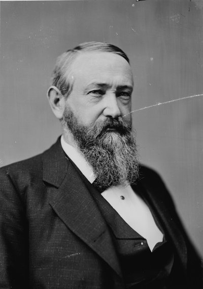 ベンジャミンハリソン大統領、1870年〜80年頃 作： American Photographer