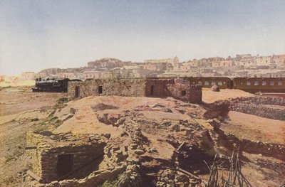 ニューメキシコ州ラグーナのプエブロ（カラー写真） 作： アメリカの写真家