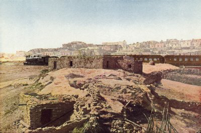 ラグーナ、ニューメキシコ州のプエブロ（カラー写真） 作： American Photographer