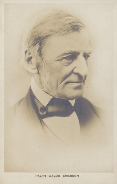 ラルフワルドエマーソン（1803-1882）、アメリカ人作家 作： American Photographer
