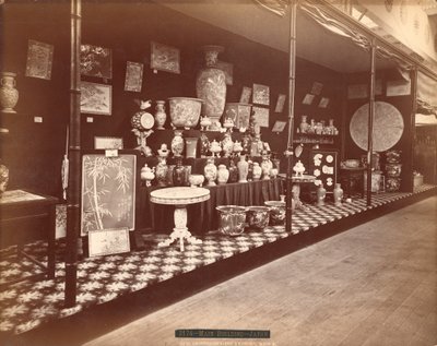 Shippokuwaisha&39;s Exhibit、Japanese Section、Centennial International Exhibition of 1876、Philadelphia 作： American Photographer