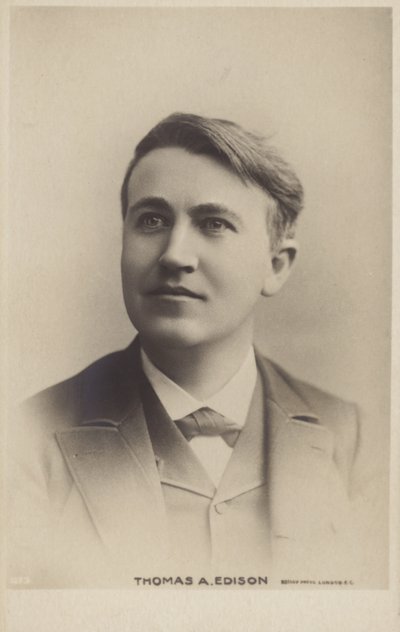 トーマス・エジソン（1847-1931）、アメリカの発明家 作： American Photographer