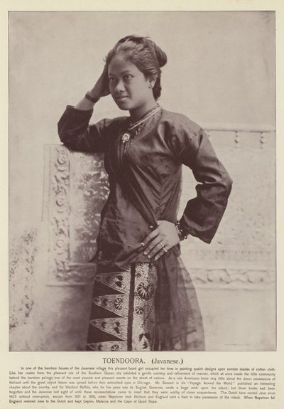 Toendoora、ジャワ語 作： American Photographer
