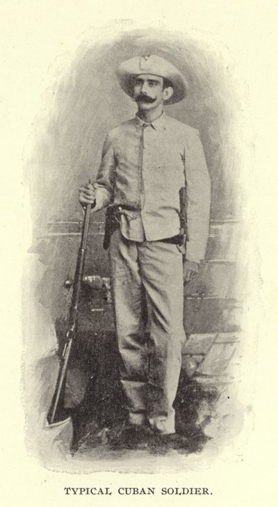 典型的なキューバの兵士 作： American Photographer