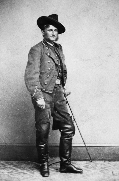北軍騎兵将軍ヒュージャドソンキルパトリック、1860年代頃 作： American Photographer