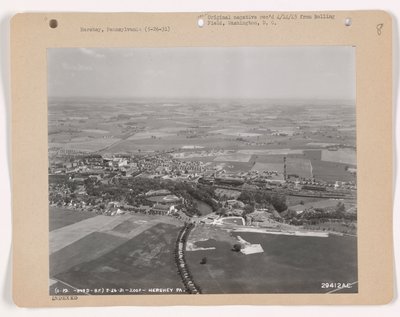 1931年5月26日、ペンシルバニア州ハーシーの風景（モノクロ写真 作： American Photographer
