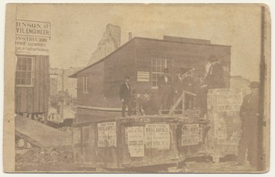 WDカーフットブロック、1871 作： American Photographer