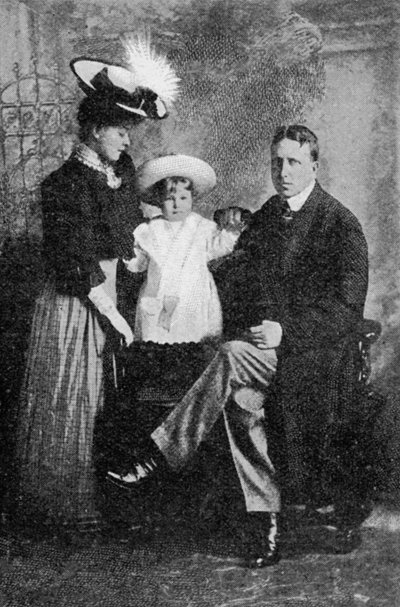 ウィリアムランドルフハーストとその家族、1906年10月27日のグラフィックに掲載 作： American Photographer