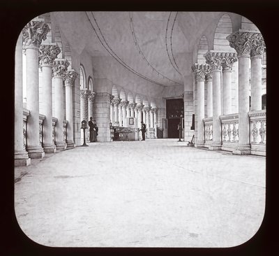 Worlds Columbian Exposition：Fisheries Colonade、Chicago、1893（ランタンスライド） 作： American Photographer