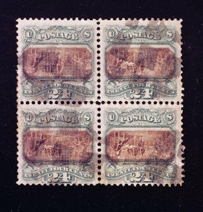 1869年に独立宣言ブロックを24セントで署名 作： American School