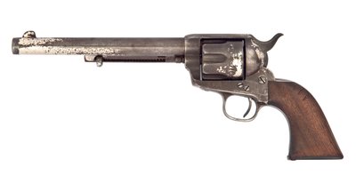 .44-40「モデル1873」6ショットシングルアクションアーミーリボルバー、コルト、ハートフォード、1881年 作： American School