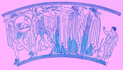 ヘレンの拉致、ビクターデュルイによるギリシャの歴史からのイラスト、1890年に発行（デジタル強化画像） 作： American School