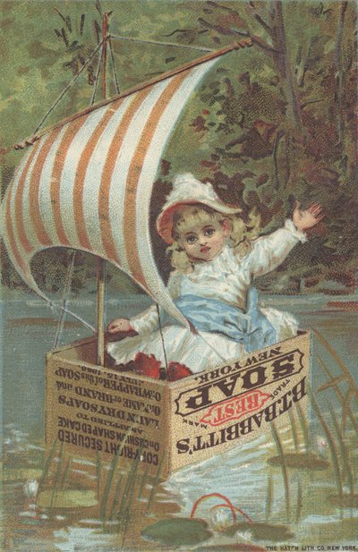バビットのベストソープの宣伝、1880年頃 作： American School