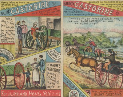 Baums Castorine、1884年の広告 作： American School