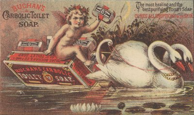 Buchan; sの炭水化物の化粧石鹸の広告、c.1880 作： American School