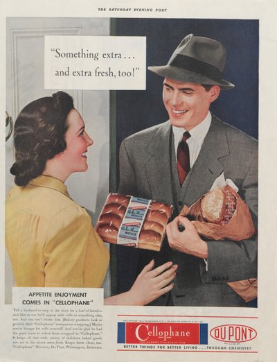 デュポンセロファンの広告、1939 作： American School