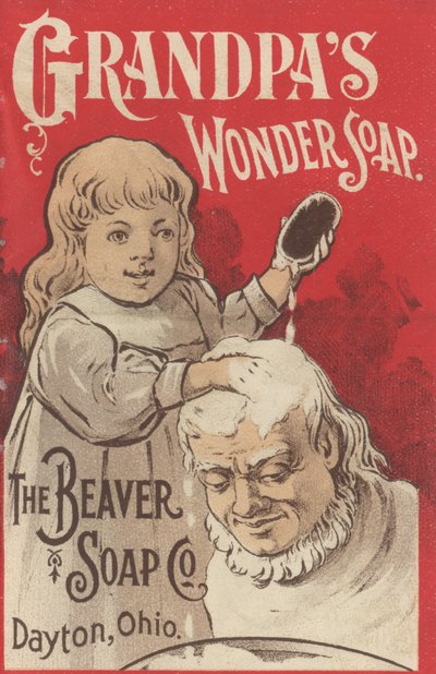 Grandpas Wonder Soap、c.1898の広告 作： American School