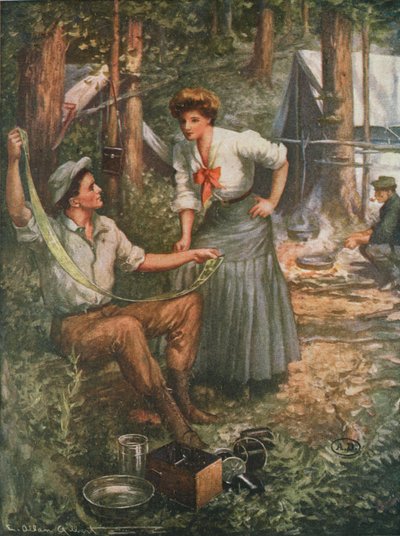 セルロイドフィルムの広告、1901 作： American School