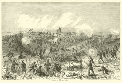 1864年12月、フォートマカリスターへの攻撃 作： American School