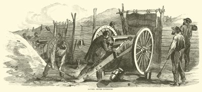 1864年6月、ピーターズバーグ以前のバッテリー 作： American School