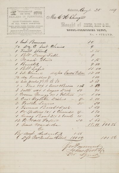 8月25日付売渡証 作： American School