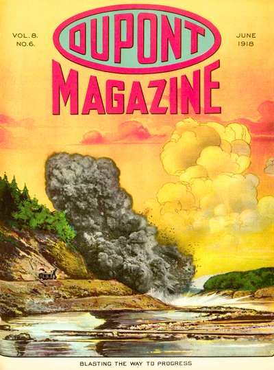 1918年6月、DuPontマガジンの表紙 作： American School