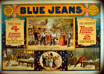 ブルージーンズ、1890年頃 作： American School
