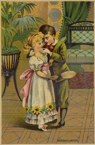 男の子と女の子の和解でキス 作： American School