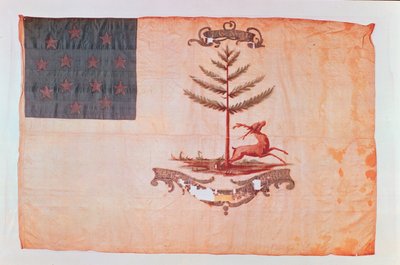 アメリカの国旗、1787年頃 作： American School