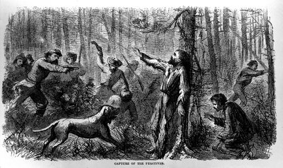 アレンO.アボットによって書かれ、1865年に出版された南部の刑務所生活からの逃亡者の捕獲 作： American School