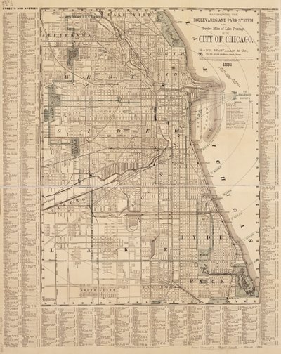 シカゴ地図 作： American School