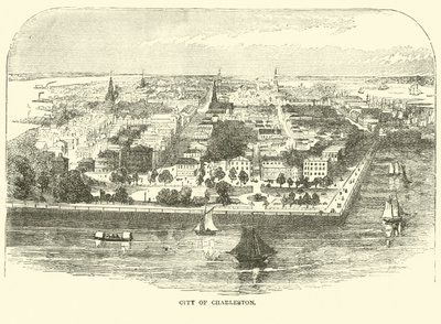 チャールストン市、1862年5月 作： American School