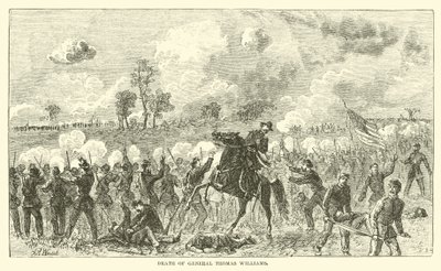 トーマスウィリアムズ将軍の死、1862年8月 作： American School