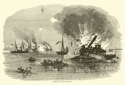 1863年1月、ウェストフィールドの破壊 作： American School