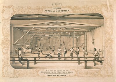 リッチズ体育研究所、彫刻、パブ。 Wmによって。エンディコット＆Co、ニューヨーク、1850 作： American School