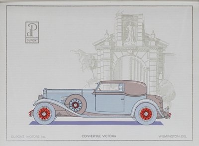 デュポンモーターカー：転換可能なビクトリア、1921年 作： American School