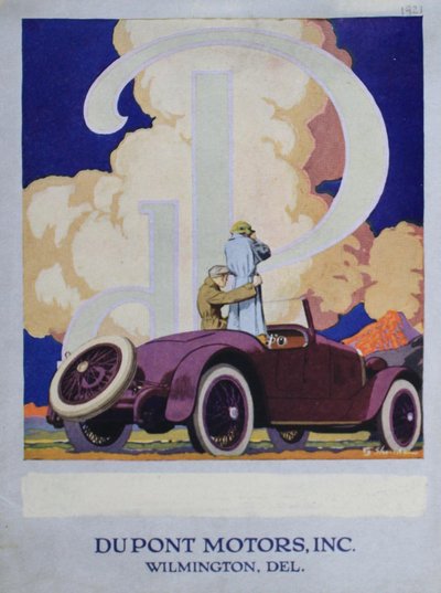 DuPont Motors Inc.、デル、ウィルミントン、1921年 作： American School