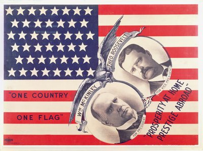 1900年のアメリカ大統領選挙の選挙ポスター 作： American School