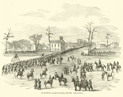 1865年1月、サウスカロライナ州ブラックビルに入る 作： American School