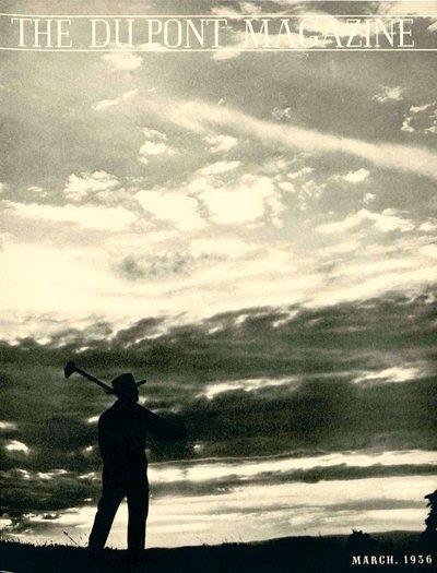 1936年3月、フィールドの農家、デュポン誌の表紙 作： American School