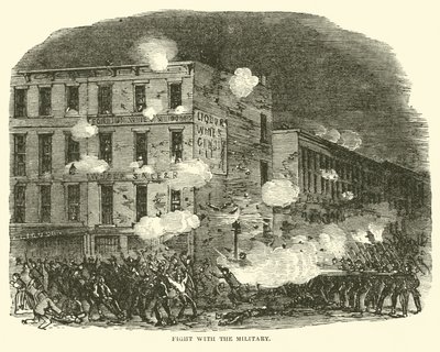 軍との戦い、1863年7月 作： American School