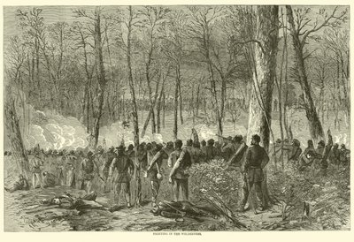 荒野での戦い、1864年5月 作： American School