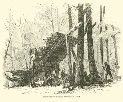 1864年5月、セジウィックが落ちた場所での耐火性 作： American School