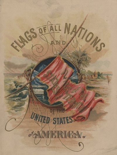 万国旗、アメリカ合衆国州・準州旗（クロモリソ） 作： American School